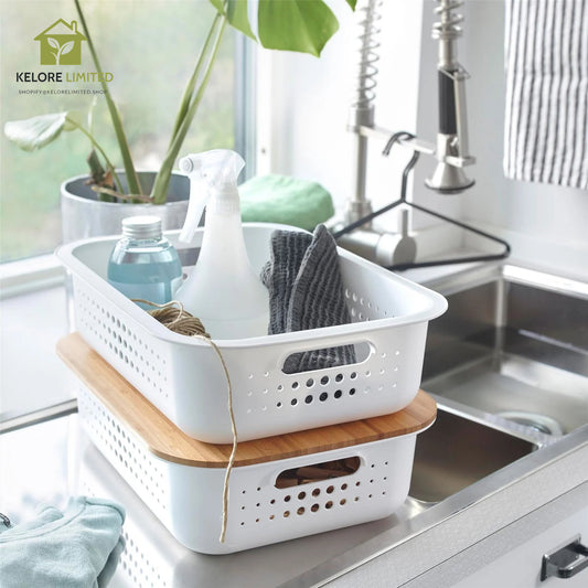 White Smartstore Basket - Shallow