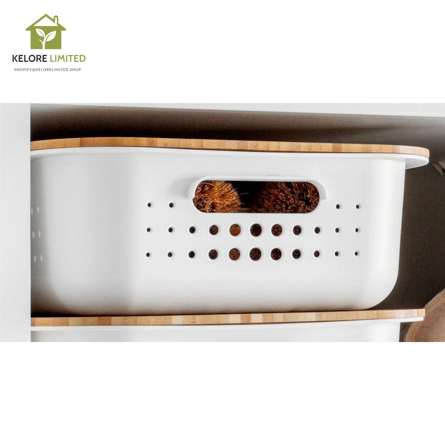 White Smartstore Basket - Shallow