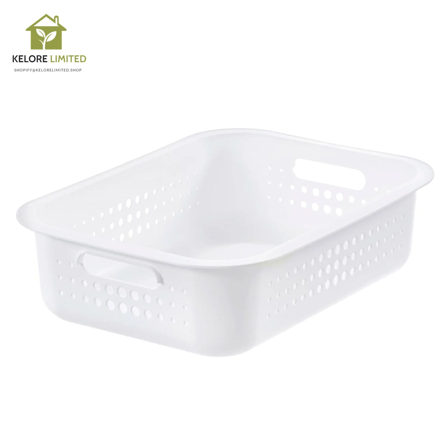 White Smartstore Basket - Shallow